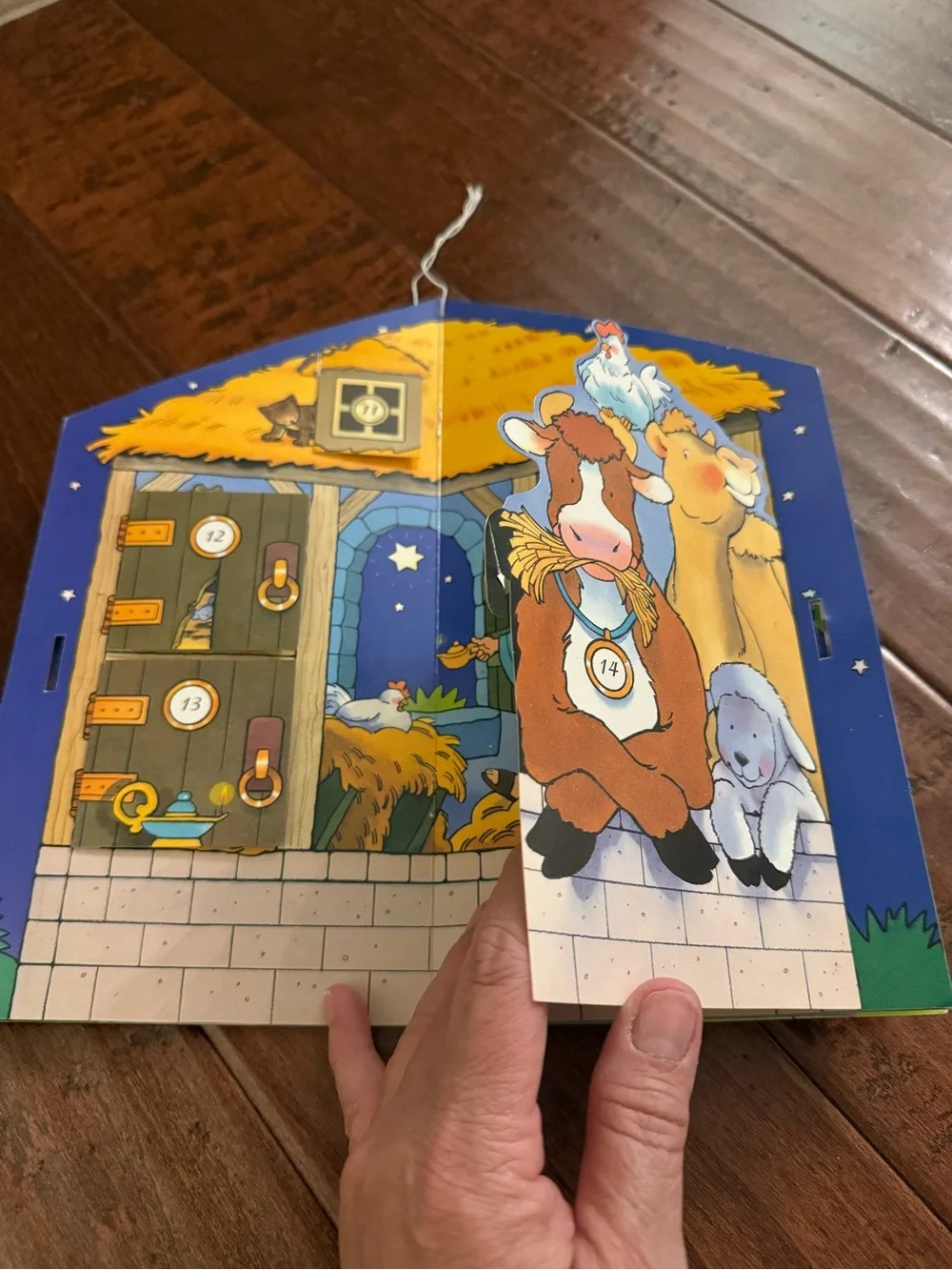 My Little Christmas Calendar Flap Book and Lantern - Multi-Color